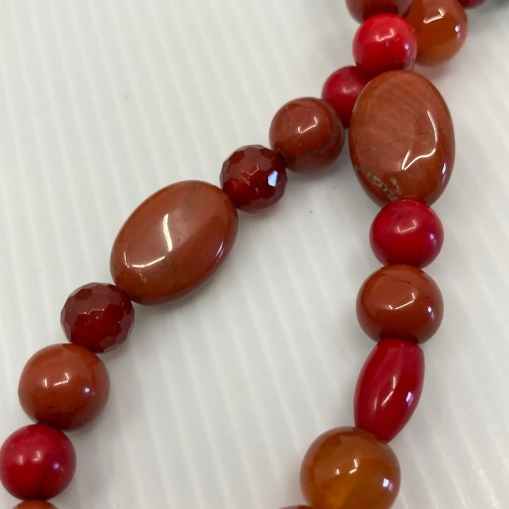 Polished GemStones Beaded Necklace by Sincerely Southwest Carolyn Pollack